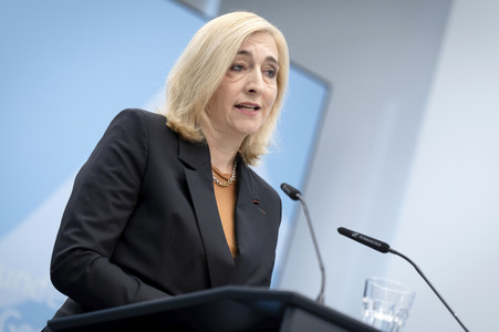 Pressestatement von Nina Warken in Berlin