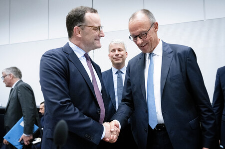 Fraktionssitzung der CDU/CSU-Bundestagsfraktion in Berlin