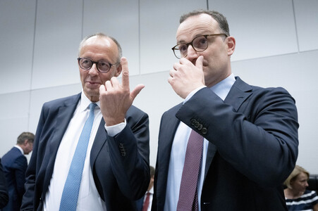 Fraktionssitzung der CDU/CSU-Bundestagsfraktion in Berlin