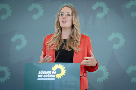 Pressestatement von Katharina Dröge in Berlin