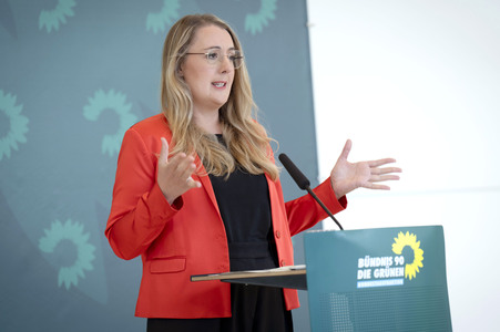 Pressestatement von Katharina Dröge in Berlin