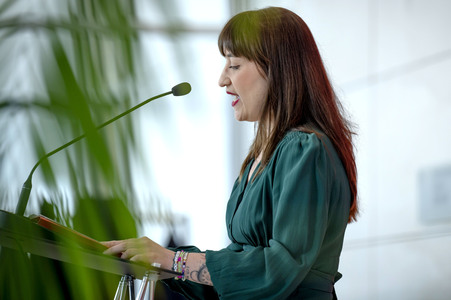 Fraktionssitzung der Bundestagsfraktion der Partei Die Linke in Berlin