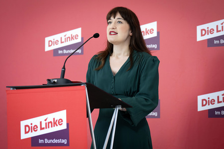 Fraktionssitzung der Bundestagsfraktion der Partei Die Linke in Berlin