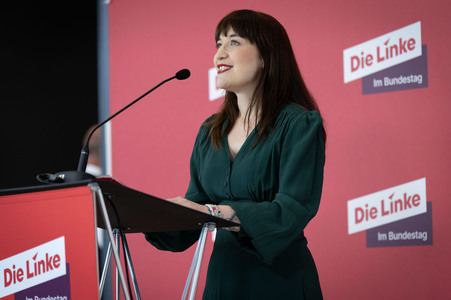 Fraktionssitzung der Bundestagsfraktion der Partei Die Linke in Berlin