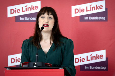 Fraktionssitzung der Bundestagsfraktion der Partei Die Linke in Berlin