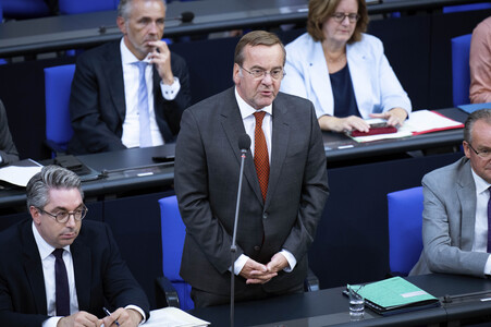 20. Sitzung des Deutschen Bundestages in Berlin