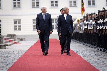 Begrüßung des Präsidenten der Portugiesischen Republik in Berlin