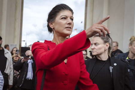 Kundgebung für Frieden im Gazastreifen in Berlin