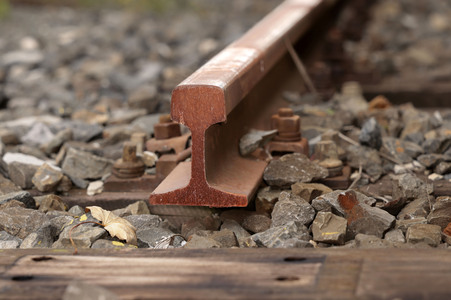 Stillgelegte Eisenbahngleise in Köln