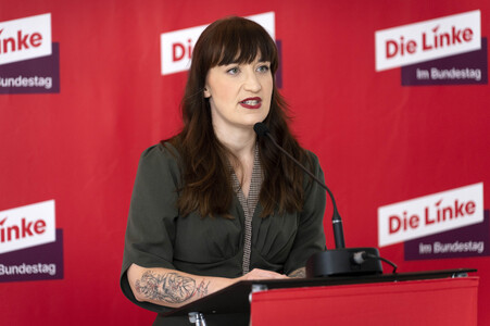 Fraktionssitzung der Bundestagsfraktion der Partei Die Linke in Berlin