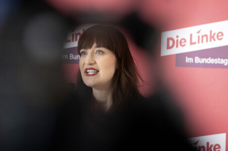 Fraktionssitzung der Bundestagsfraktion der Partei Die Linke in Berlin