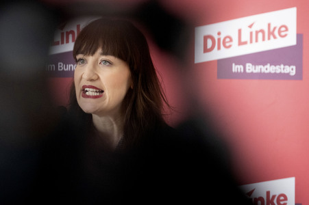 Fraktionssitzung der Bundestagsfraktion der Partei Die Linke in Berlin