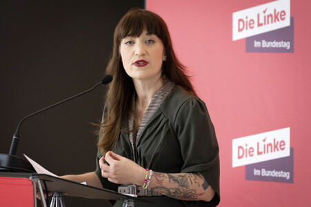 Fraktionssitzung der Bundestagsfraktion der Partei Die Linke in Berlin