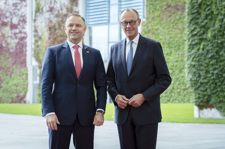 Empfang des Präsidenten der Republik Polen in Berlin