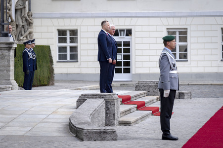 Begrüßung des Präsidenten der Republik Polen in Berlin