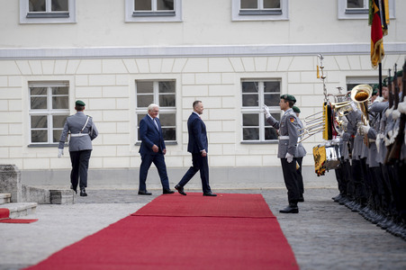 Begrüßung des Präsidenten der Republik Polen in Berlin