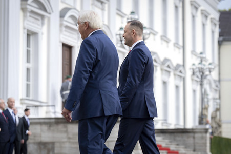 Begrüßung des Präsidenten der Republik Polen in Berlin