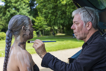 NATURE ART: Akazie / Acacia Bodypainting