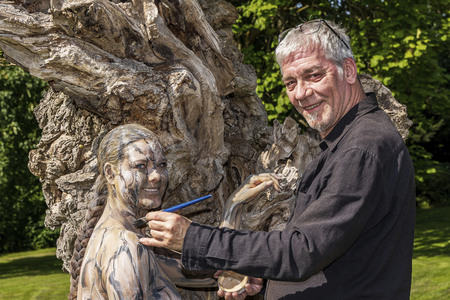 NATURE ART: Akazie / Acacia Bodypainting