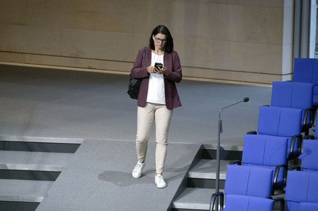 25. Sitzung des Deutschen Bundestages in Berlin