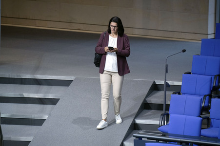 25. Sitzung des Deutschen Bundestages in Berlin