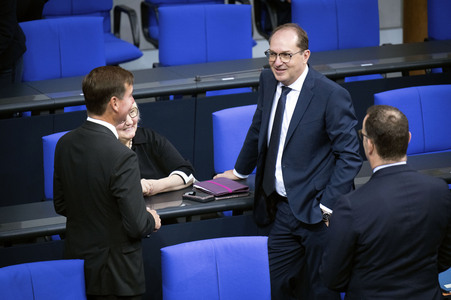 25. Sitzung des Deutschen Bundestages in Berlin