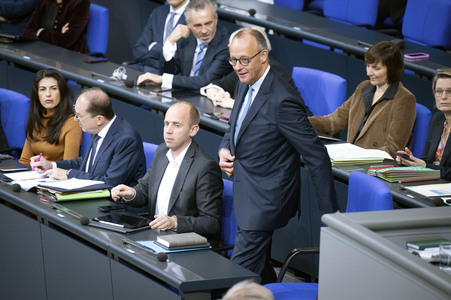 25. Sitzung des Deutschen Bundestages in Berlin