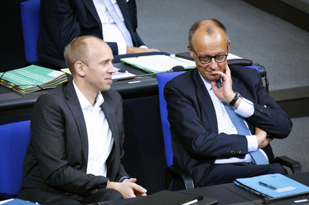 25. Sitzung des Deutschen Bundestages in Berlin