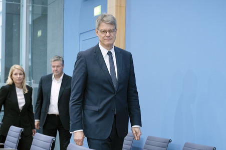 Bundespressekonferenz 'Eckpunkte zur Reform der Deutschen Bahn' in Berlin