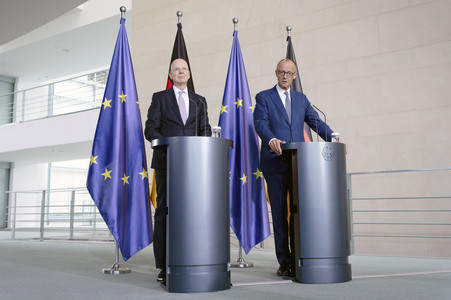Pressekonferenz zum Beauftragten für Investitionen in Berlin
