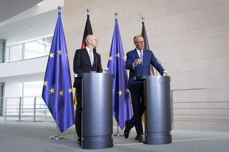 Pressekonferenz zum Beauftragten für Investitionen in Berlin
