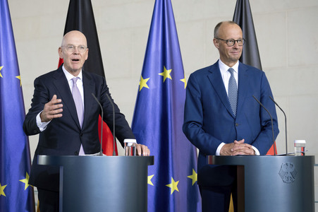 Pressekonferenz zum Beauftragten für Investitionen in Berlin