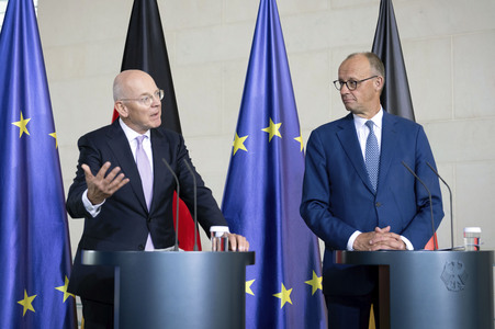 Pressekonferenz zum Beauftragten für Investitionen in Berlin