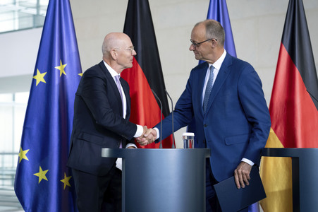 Pressekonferenz zum Beauftragten für Investitionen in Berlin