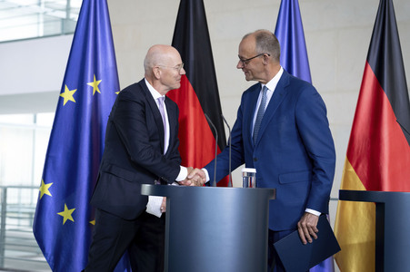 Pressekonferenz zum Beauftragten für Investitionen in Berlin