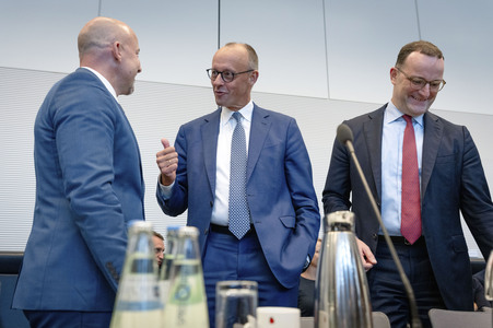 Fraktionssitzung der CDU/CSU-Bundestagsfraktion in Berlin