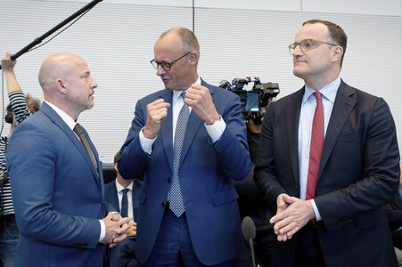 Fraktionssitzung der CDU/CSU-Bundestagsfraktion in Berlin