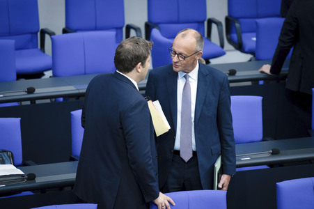 27. Sitzung des Deutschen Bundestages in Berlin