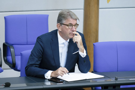 27. Sitzung des Deutschen Bundestages in Berlin