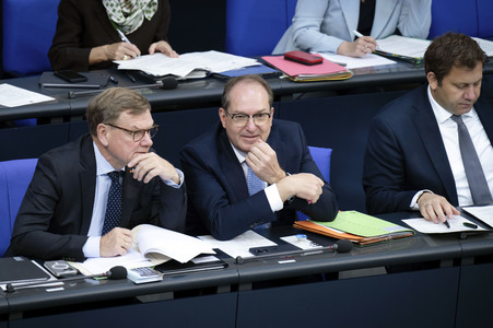 27. Sitzung des Deutschen Bundestages in Berlin