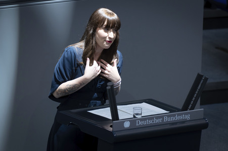 27. Sitzung des Deutschen Bundestages in Berlin