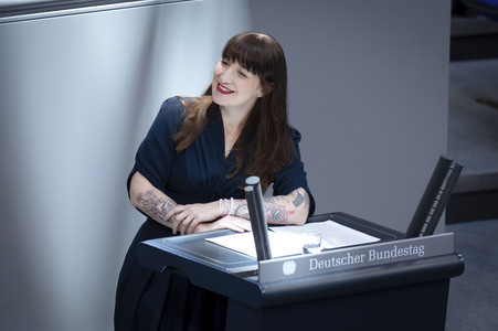 27. Sitzung des Deutschen Bundestages in Berlin