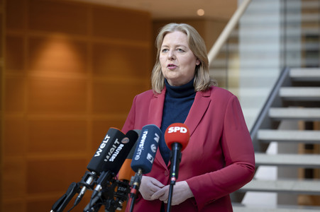 Pressestatement von Bärbel Bas in Berlin