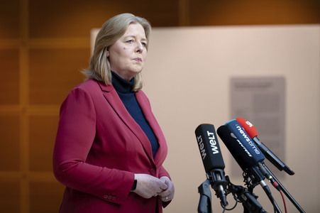 Pressestatement von Bärbel Bas in Berlin