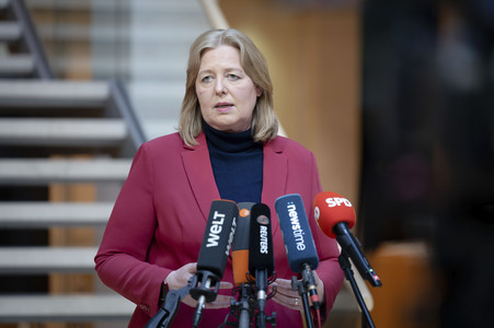 Pressestatement von Bärbel Bas in Berlin