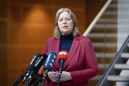 Pressestatement von Bärbel Bas in Berlin