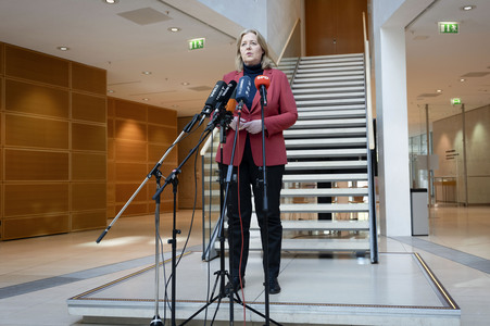 Pressestatement von Bärbel Bas in Berlin