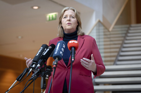 Pressestatement von Bärbel Bas in Berlin