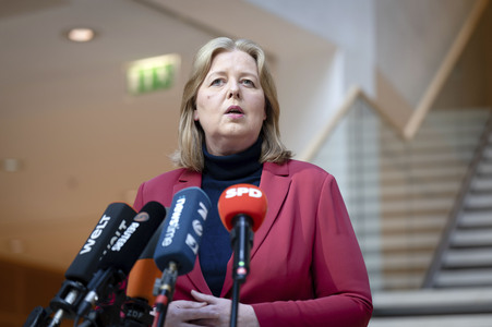 Pressestatement von Bärbel Bas in Berlin