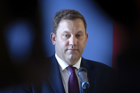 Pressestatement von Lars Klingbeil in Berlin